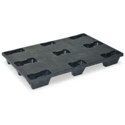 Kunststoffpalette Im Euromaß Mit 3 Kufen, LxBxH 1200 X 800 X 150 Mm, Gewicht 23 Kg, Geschlossene Deckfläche, Grau -Büromöbel Förderung 05c16ed8 2ff6 4d08 9cce 12dc8c0ea233 4