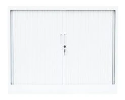 Querrollladenschrank Sideboard 100cm Breit Aktenschrank Rolladenschrank Weiß 555107