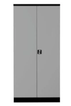 PROREGAL Stahlschrank Bee | HxBxT 195x92x60 Cm | Weiß-Schwarz -Büromöbel Förderung 082d67c4 d59c 4afb bee0 75296b0dbfc0