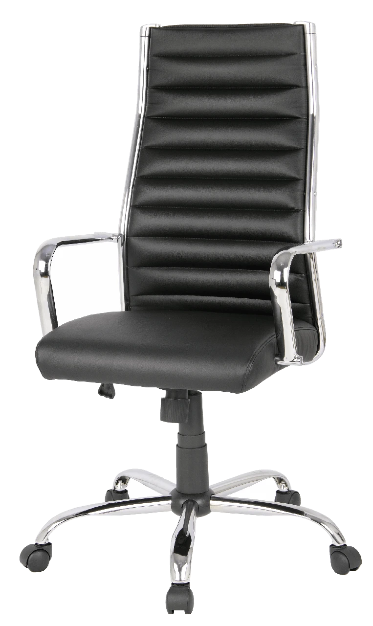 SIGMA Bürostuhl EC410, Aus PU, 59 X 70 X 108,5 Cm, Lederoptik Mit Sitzhöhenverstellung, Schwarz 1 SIGMA Bürostuhl EC410, Aus PU, 59 X 70 X 108,5 Cm, Lederoptik Mit Sitzhöhenverstellung, Schwarz