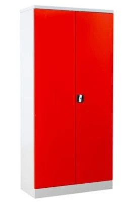 PROREGAL Garderobenspind Seal | HxBxT 195x92x42 Cm | Grau-Rot 6 PROREGAL Garderobenspind Seal | HxBxT 195x92x42 Cm | Grau-Rot – Bild 6