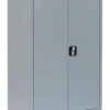 Metallschrank Abschließbar Flügeltürenschrank Aktenschrank 120x92x42cm Grau X-530320