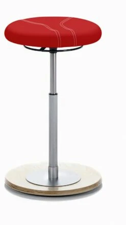 Mayer Sitzmöbel, Pendelhocker Mit Tellersitz Rund 1110, Dunkelblau, 1110_N_30326 -Büromöbel Förderung 13a66046 a812 4609 a395 41374ab9cc6f