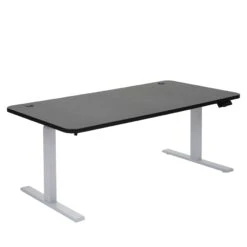 Schreibtisch HWC-D40, Computertisch, Elektrisch Höhenverstellbar 160x80cm 53kg ~ Weiß, Grau 11 Schreibtisch HWC-D40, Computertisch, Elektrisch Höhenverstellbar 160x80cm 53kg ~ Weiß, Grau -Büromöbel Förderung 1483d9a8 7dd8 4e0e 873c 1ea899b09fec 1
