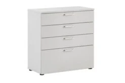 Möbelpartner Schubladenschrank Hippo | HxBxT 84x80x40 Cm |Lichtgrau Von PROREGAL