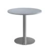 Säulentisch - Rund - 750 X Ø 1000 Mm - Chrom/lichtgrau 338530