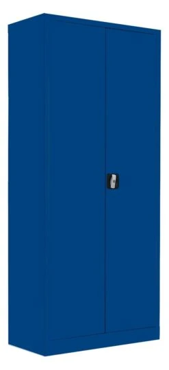 Aktenschrank Metallschrank Abschließbar Mehrzweckschrank Blau 180x80x38cm 530333