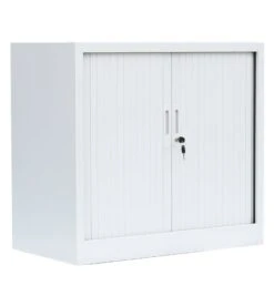 Querrollladenschrank Sideboard Stahl Büro Aktenschrank Rolladenschrank Schwarz (HxBxT) 1350x1200x460mm 555149 -Büromöbel Förderung 282f7a28 eec3 4da9 af9b 88b37e84ea29 2