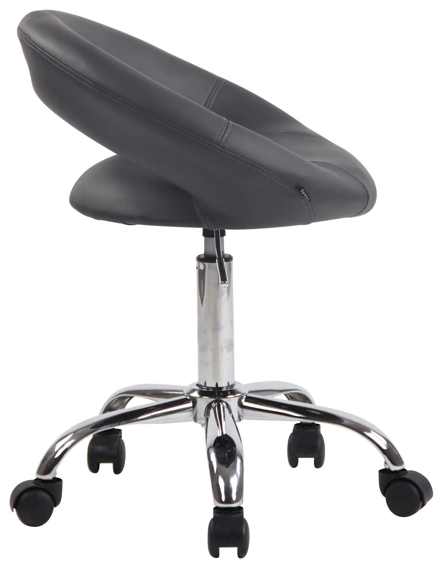 Arbeitshocker Olinda Kunstleder Grau 7 Arbeitshocker Olinda Kunstleder Grau – Bild 7