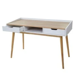 Schreibtisch HWC-E94, Bürotisch Computertisch Weiß FSC-zertifiziert 76x120x60cm -Büromöbel Förderung 2f040e09 4f73 4a65 ba74 b3ce23221ee7