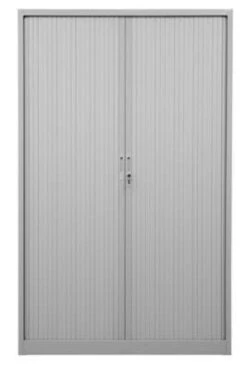 PROREGAL Rollladenschrank Weasel | 3 Ordernhöhen | HxBxT 135x120x46 Cm | Grau -Büromöbel Förderung 2feb59e3 05d8 4ba1 96cf f42d0020d2a9 4