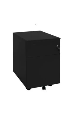 Büro Rollcontainer Mit Hängeregistratur 62x46x59cm Schwarz/Buche-Dekor -Büromöbel Förderung 33b53427 1cdb 4303 9f2d 20be5237e65a 2