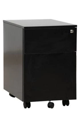 PROREGAL Rollcontainer Lynx | 1 Schublade & 1 Hängeschub| HxBxT 61x40x60 Cm | Schwarz 6 PROREGAL Rollcontainer Lynx | 1 Schublade & 1 Hängeschub| HxBxT 61x40x60 Cm | Schwarz – Bild 6