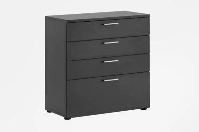 Möbelpartner Schubladenschrank Hippo | HxBxT 84x80x40 Cm |Eiche Von PROREGAL 2 Möbelpartner Schubladenschrank Hippo | HxBxT 84x80x40 Cm |Eiche Von PROREGAL – Bild 2