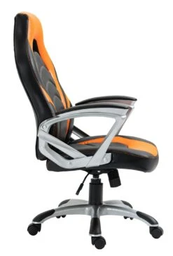 Bürostuhl Foxton Kunstleder Schwarz/orange -Büromöbel Förderung 35927105 d0ee 4f4b 8e71 0180059c7f15