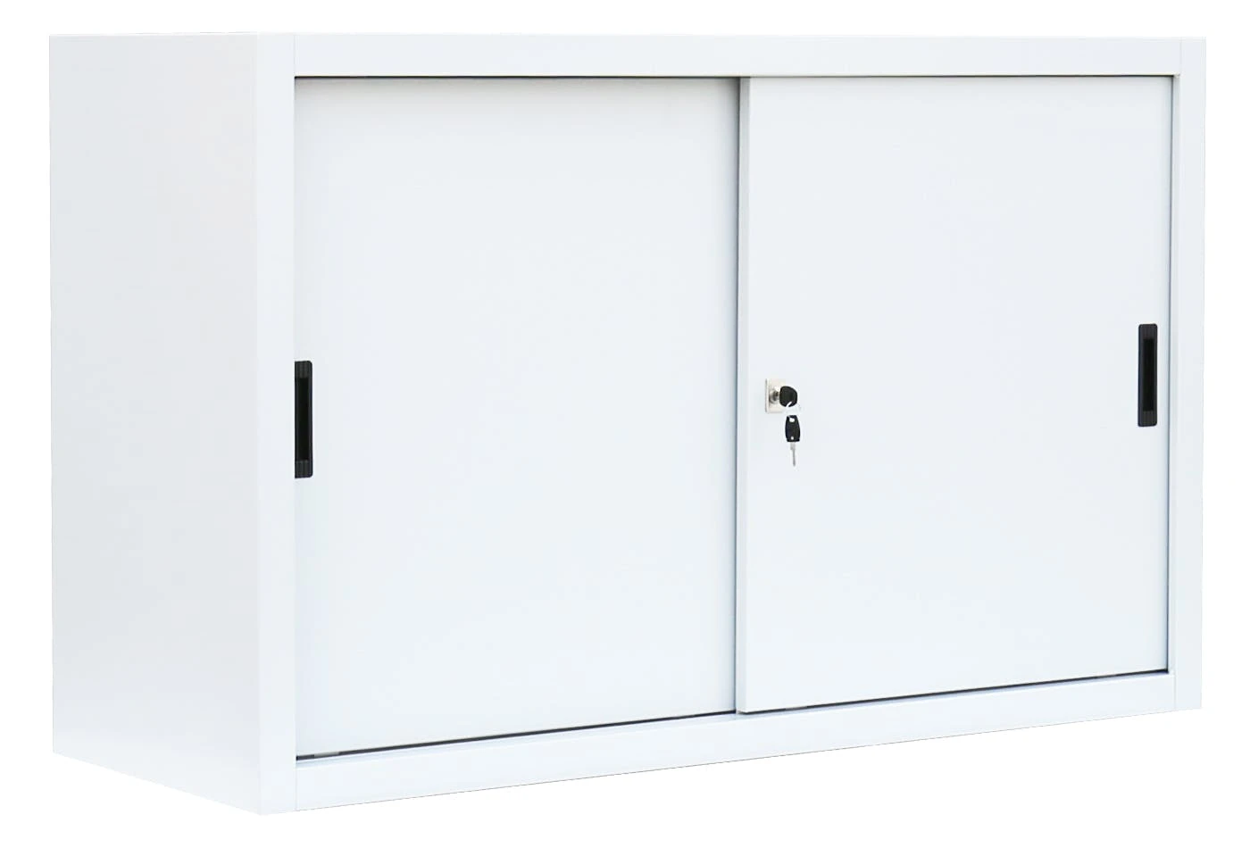 Schiebetürenschrank Büro Aktenschrank Sideboard Aus Stahl Weiß 750 X 1600 X 450 Mm (HxBxT) 550137 3 Schiebetürenschrank Büro Aktenschrank Sideboard Aus Stahl Weiß 750 X 1600 X 450 Mm (HxBxT) 550137 – Bild 3