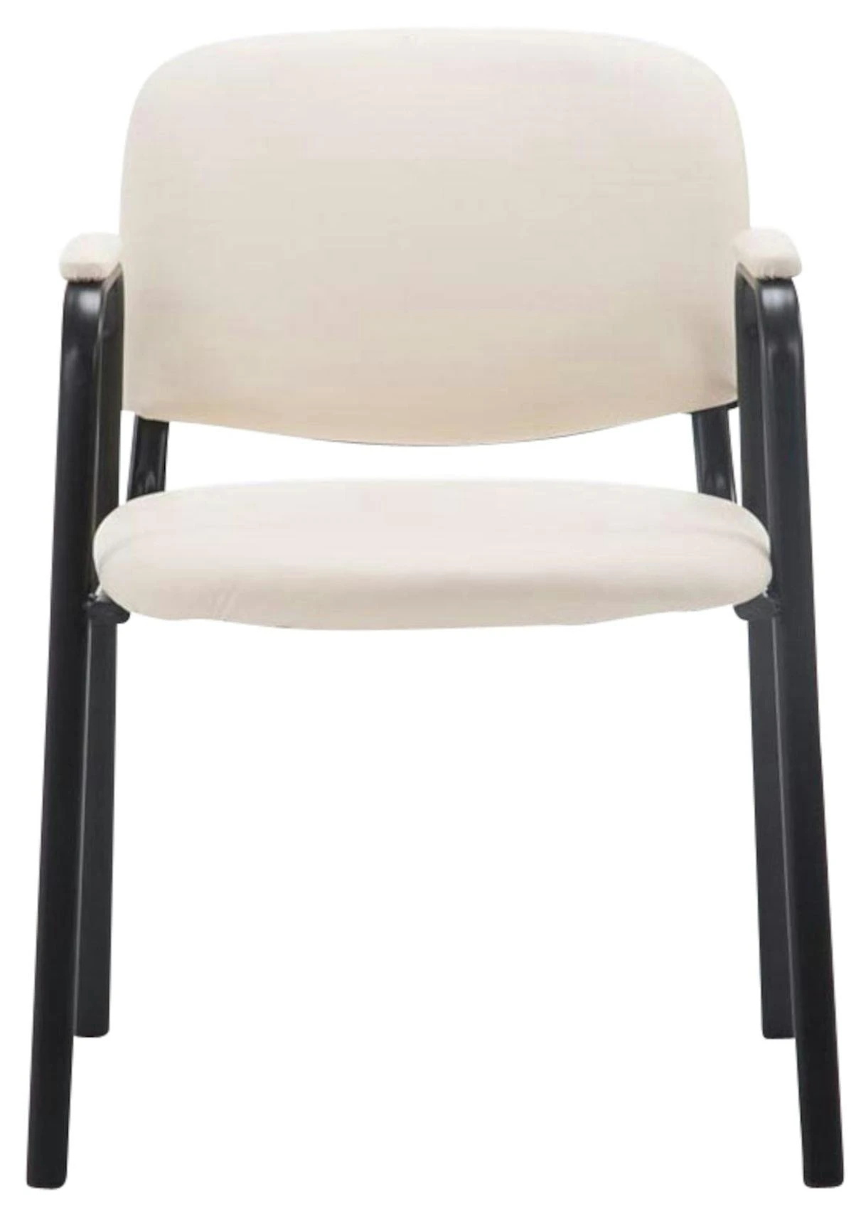 4er Set Besucherstühle Ken PRO Kunstleder Creme 7 4er Set Besucherstühle Ken PRO Kunstleder Creme – Bild 7