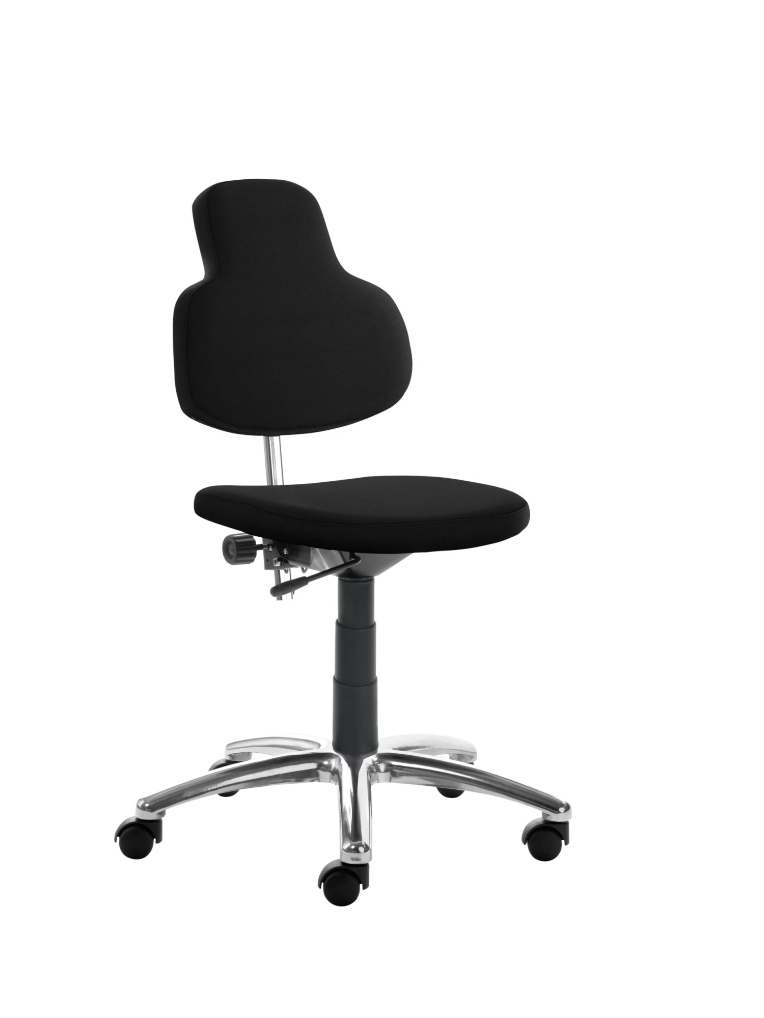 Mayer Sitzmöbel, Drehstuhl 2206, Mittelblau/Brillantschwarz, 2206S_26396_572 3 Mayer Sitzmöbel, Drehstuhl 2206, Mittelblau/Brillantschwarz, 2206S_26396_572 – Bild 3