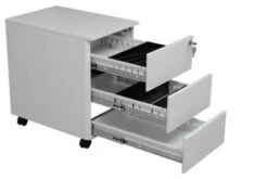 PROREGAL Rollcontainer Panther | 3 Schubladen| HxBxT 61x40x60 Cm | Weiß 13 PROREGAL Rollcontainer Panther | 3 Schubladen| HxBxT 61x40x60 Cm | Weiß -Büromöbel Förderung 38290f31 c874 453e b471 0c310ae5836d