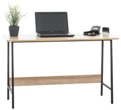 Schreibtisch Wilmington Walnuss/schwarz -Büromöbel Förderung 3bc8db1f 51b8 46c0 b9b9 a34931cea02a