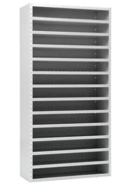 PROREGAL Universalfächerschrank Whale | 12 Fachböden | HxBxT 198x100x40 Cm | Grau -Büromöbel Förderung 3d422e4b b1e3 4d3e 986a 1ca6abe95683