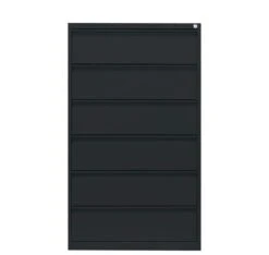 Karteischrank Karteikartenschrank DIN A5 Quer Dreibahnig 6 Schubladen Schwarz 565639 -Büromöbel Förderung 3e1f9ff6 8384 4a12 8622 12081d3cc163