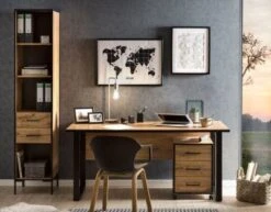 Möbelpartner Hochschrank Panda | HxBxT 195x40x40 Cm | Eiche Von PROREGAL -Büromöbel Förderung 42937a25 3389 4dfd 9d59 bb234c85dec7