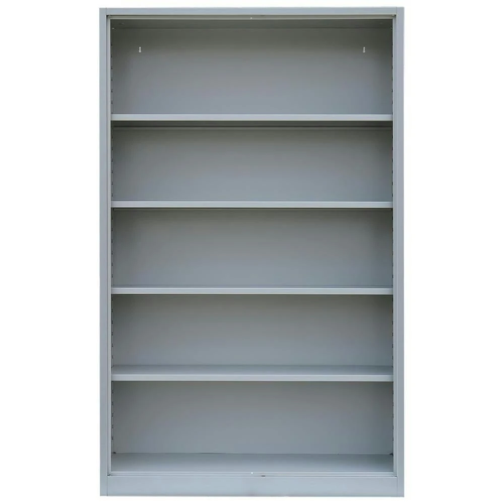 Aktenregal, Büroregal, Ordnerregal, 4 Fachböden, 5 Ordnerhöhen, Farbe: RAL 7035 Lichtgrau, 1950 X 1200 X 422 Mm 540160 6 Aktenregal, Büroregal, Ordnerregal, 4 Fachböden, 5 Ordnerhöhen, Farbe: RAL 7035 Lichtgrau, 1950 X 1200 X 422 Mm 540160 – Bild 6