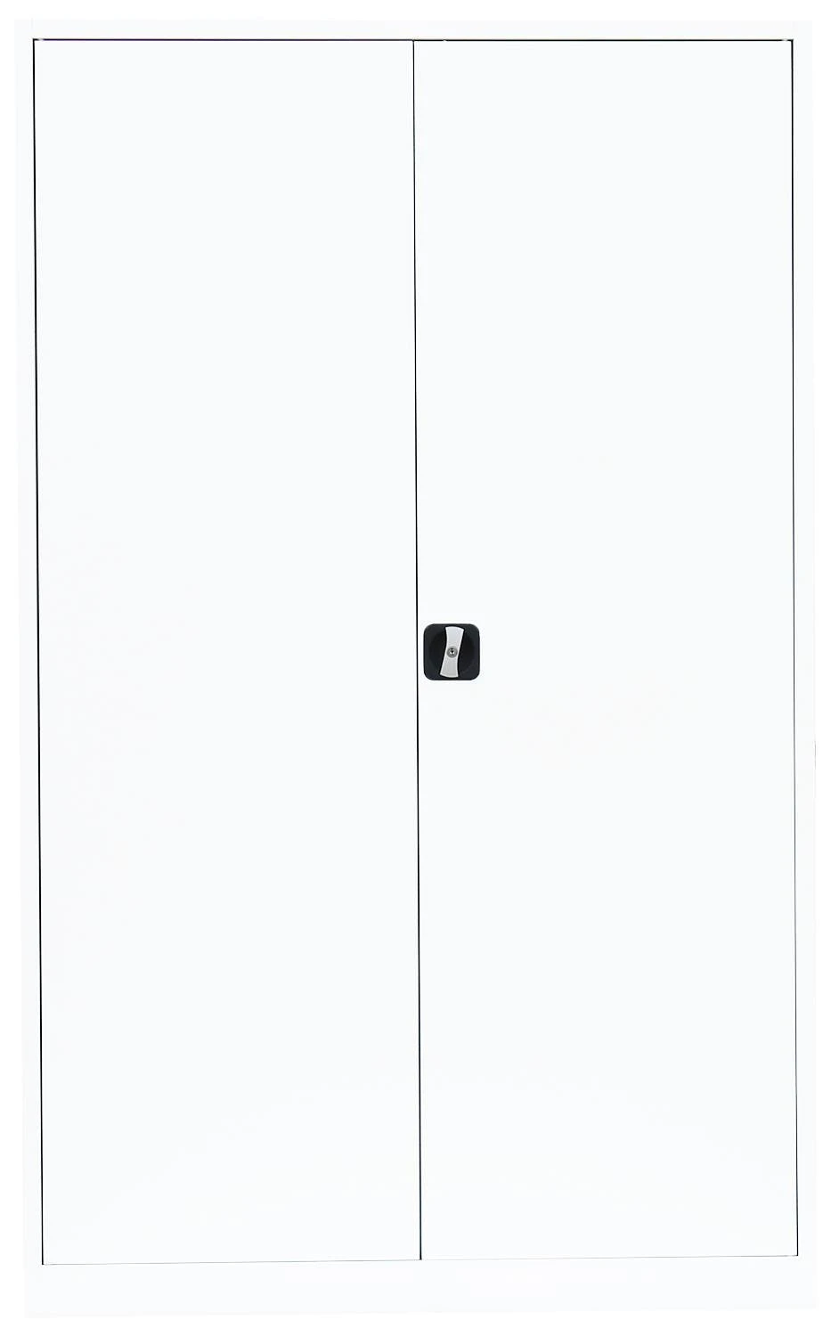 Stahl-Aktenschrank Kolloss Metallschrank Abschließbar Büroschrank Stahlschrank 195 X 120 X 60cm Weiß 530387 2 Stahl-Aktenschrank Kolloss Metallschrank Abschließbar Büroschrank Stahlschrank 195 X 120 X 60cm Weiß 530387 – Bild 2