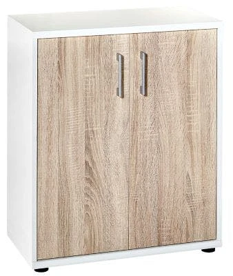 Möbelpartner Aktenschrank Tiger | Slim | HxBxT 110x40x34 Cm | Weiß/ Eiche Von PROREGAL 3 Möbelpartner Aktenschrank Tiger | Slim | HxBxT 110x40x34 Cm | Weiß/ Eiche Von PROREGAL – Bild 3