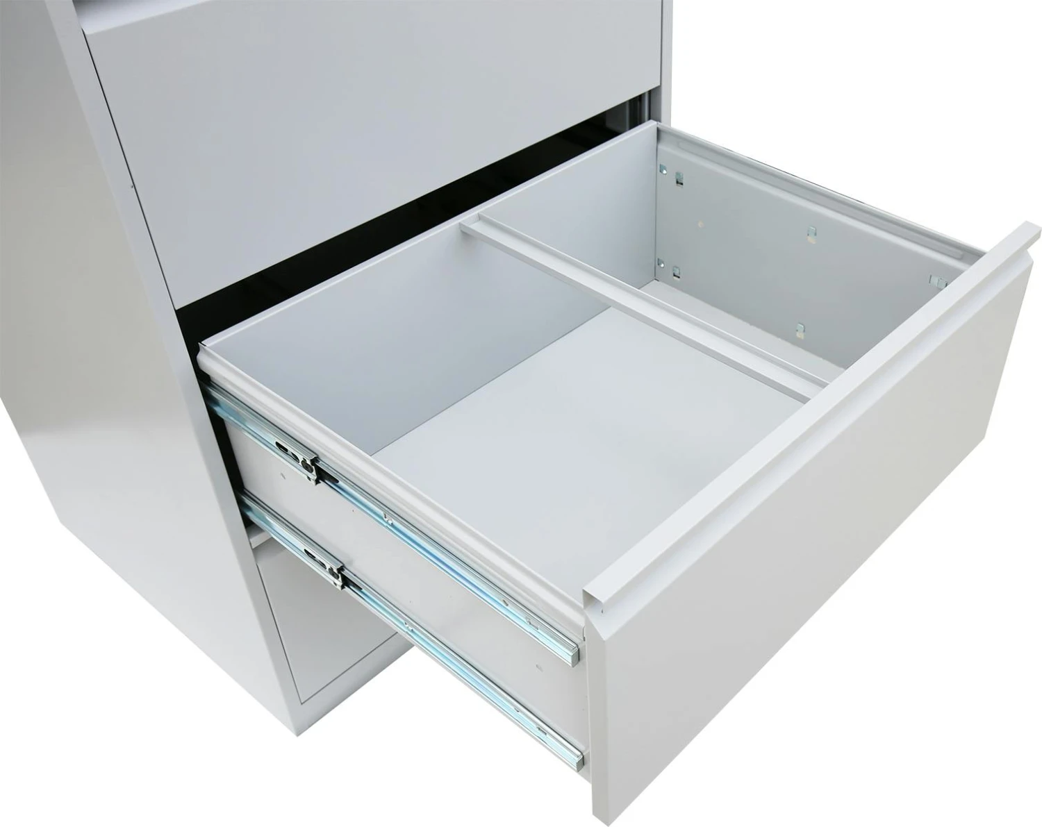 Hängeregistratur-Schrank Aus Stahl 101x76x62cm (HxBxT) Mit 3 Schüben Lichtgrau 7 Hängeregistratur-Schrank Aus Stahl 101x76x62cm (HxBxT) Mit 3 Schüben Lichtgrau – Bild 7