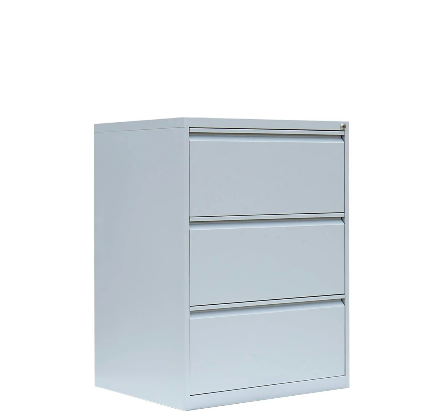 Hängeregistratur-Schrank Aus Stahl 101x76x62cm (HxBxT) Mit 3 Schüben Lichtgrau 1 Hängeregistratur-Schrank Aus Stahl 101x76x62cm (HxBxT) Mit 3 Schüben Lichtgrau