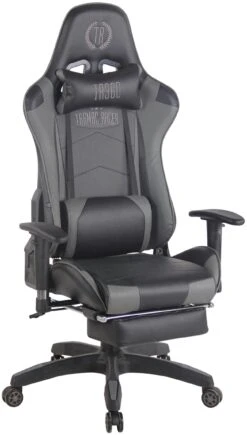 Bürostuhl Turbo XFM Kunstleder Schwarz/grau