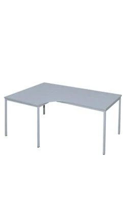 Winkelschreibtisch Freiformtisch 750 X 2000 X 800/1200 X 800 Mm Winkel Links - Lichtgrau 332100