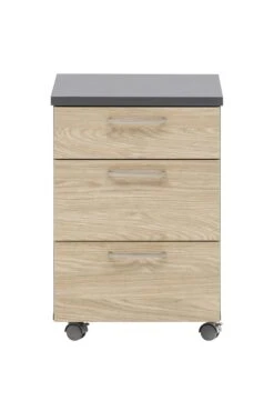 Möbelpartner Rollcontainer Panda | HxBxT 57x40x50 Cm (Höhe Mit Rollen) |Eiche Von PROREGAL -Büromöbel Förderung 697cd8cc 5d9b 4a44 bcfa ae47da2aa51f