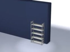 Büroregal, Eckregal, Fachl. 60kg, 5xStahlboden, Einseitig, Korpus Weiß, Ebenen Weiß -Büromöbel Förderung 71c1b2ec fec3 4990 b2c0 5da424ddda83