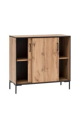 Möbelpartner Schiebetürenschrank Panda | HxBxT 165x100x41 Cm |Eiche Von PROREGAL 2 Möbelpartner Schiebetürenschrank Panda | HxBxT 165x100x41 Cm |Eiche Von PROREGAL – Bild 2