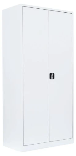 Aktenschrank Metallschrank Abschließbar Büroschrank 195 X 92,5 X 50cm Weiß 530357