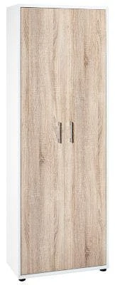 Möbelpartner Aktenschrank Tiger | XL | HxBxT 182x65x34 Cm | Weiß/ Eiche Von PROREGAL