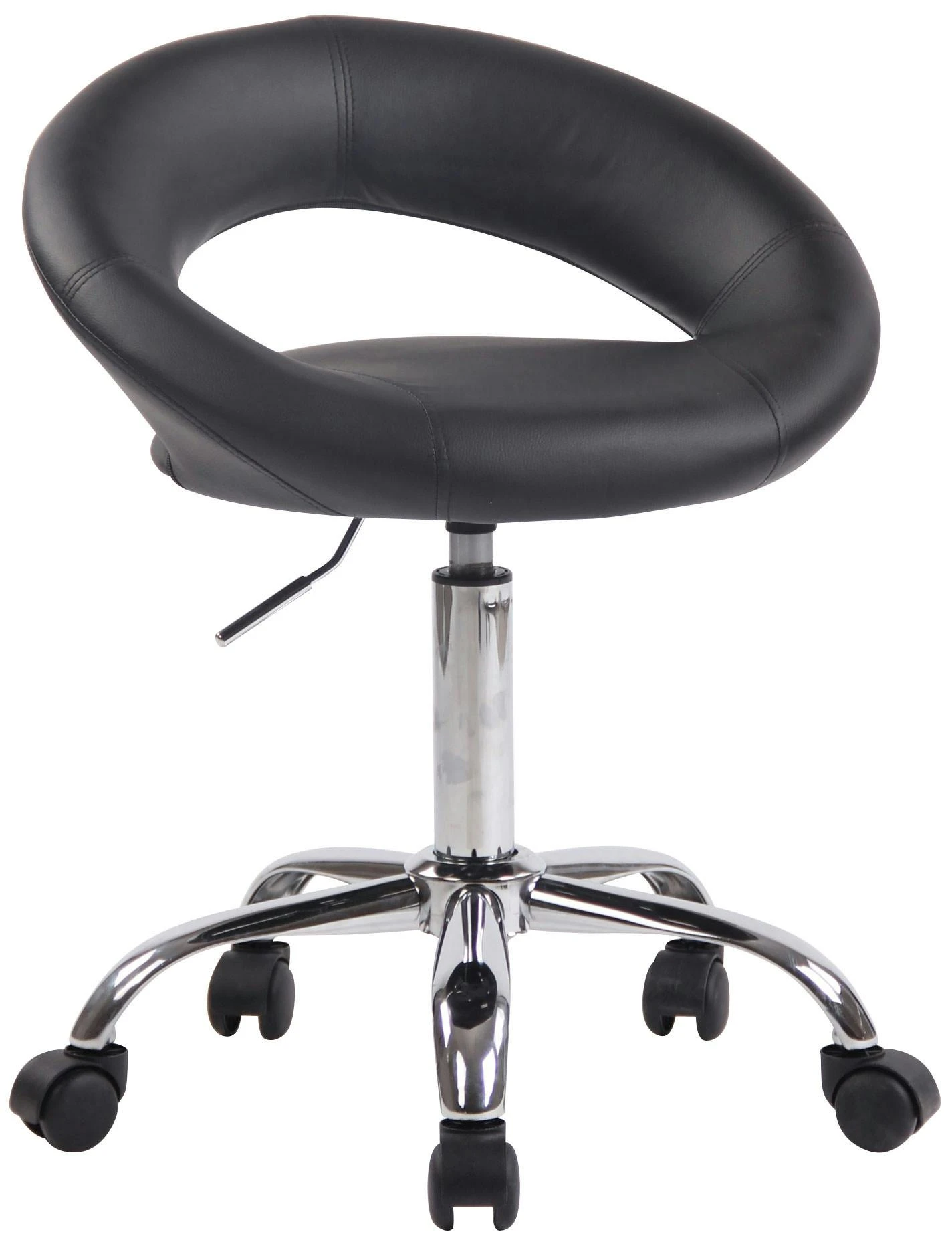 Arbeitshocker Olinda Kunstleder Grau 2 Arbeitshocker Olinda Kunstleder Grau – Bild 2