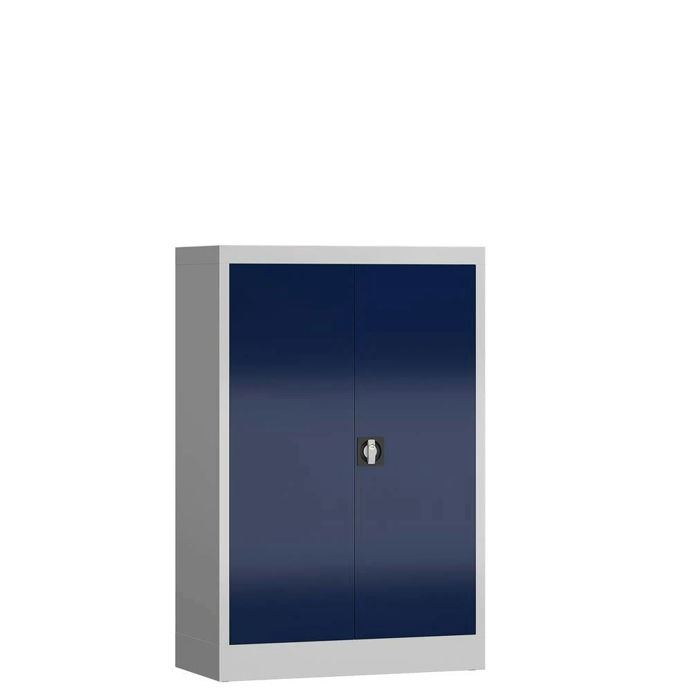 Aktenschrank Flügeltürenschrank 2 Fachböden Metallschrank Abschließbar 1000 X 800 X 380 Mm Lichtgrau X-530310 3 Aktenschrank Flügeltürenschrank 2 Fachböden Metallschrank Abschließbar 1000 X 800 X 380 Mm Lichtgrau X-530310 – Bild 3