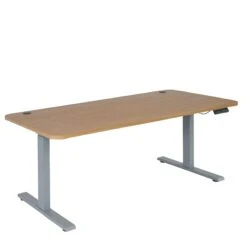 Stahl-Schreibtisch Für Unterbaucontainer (310320/310330) 160x80cm Schwarz-Ahorn 310162 -Büromöbel Förderung 76dc3d72 7a32 4bb7 a02a dc4c34df4a12