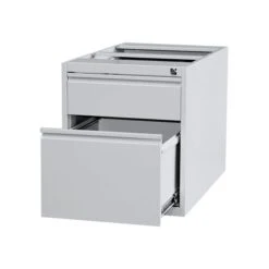 Stahl-Schreibtisch Für Unterbaucontainer (310320/310330) 160x80cm Lichtgrau 310160 -Büromöbel Förderung 79de4f29 f9d7 4caf 917b 125aa4e94c24