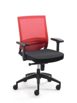 Mayer Sitzmöbel, Drehstuhl 2475, Rot/Schwarz, 2475_03_AV