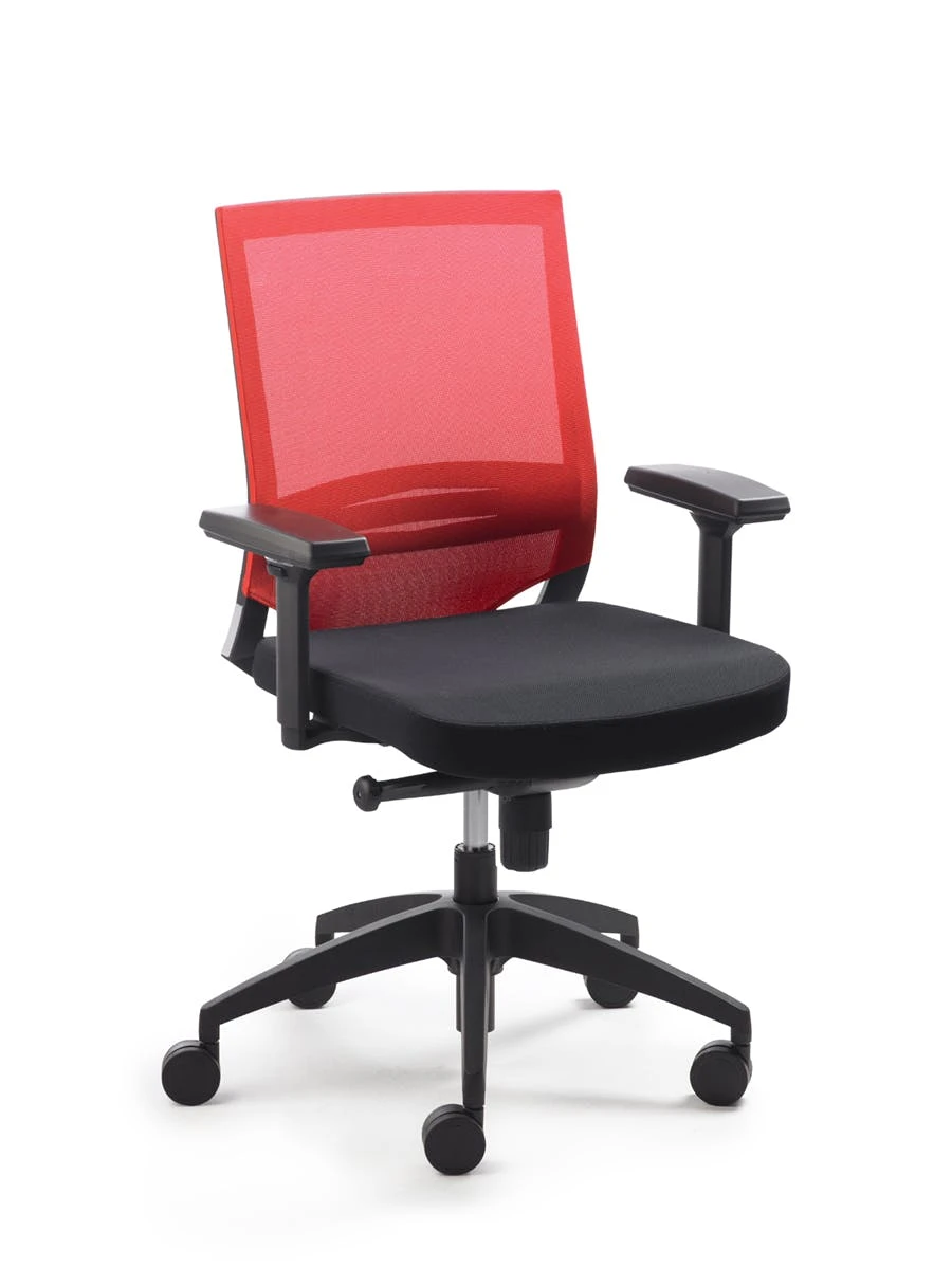 Mayer Sitzmöbel, Drehstuhl 2206, Rot/Brillantschwarz, 2206S_26391_572 7 Mayer Sitzmöbel, Drehstuhl 2206, Rot/Brillantschwarz, 2206S_26391_572 – Bild 7