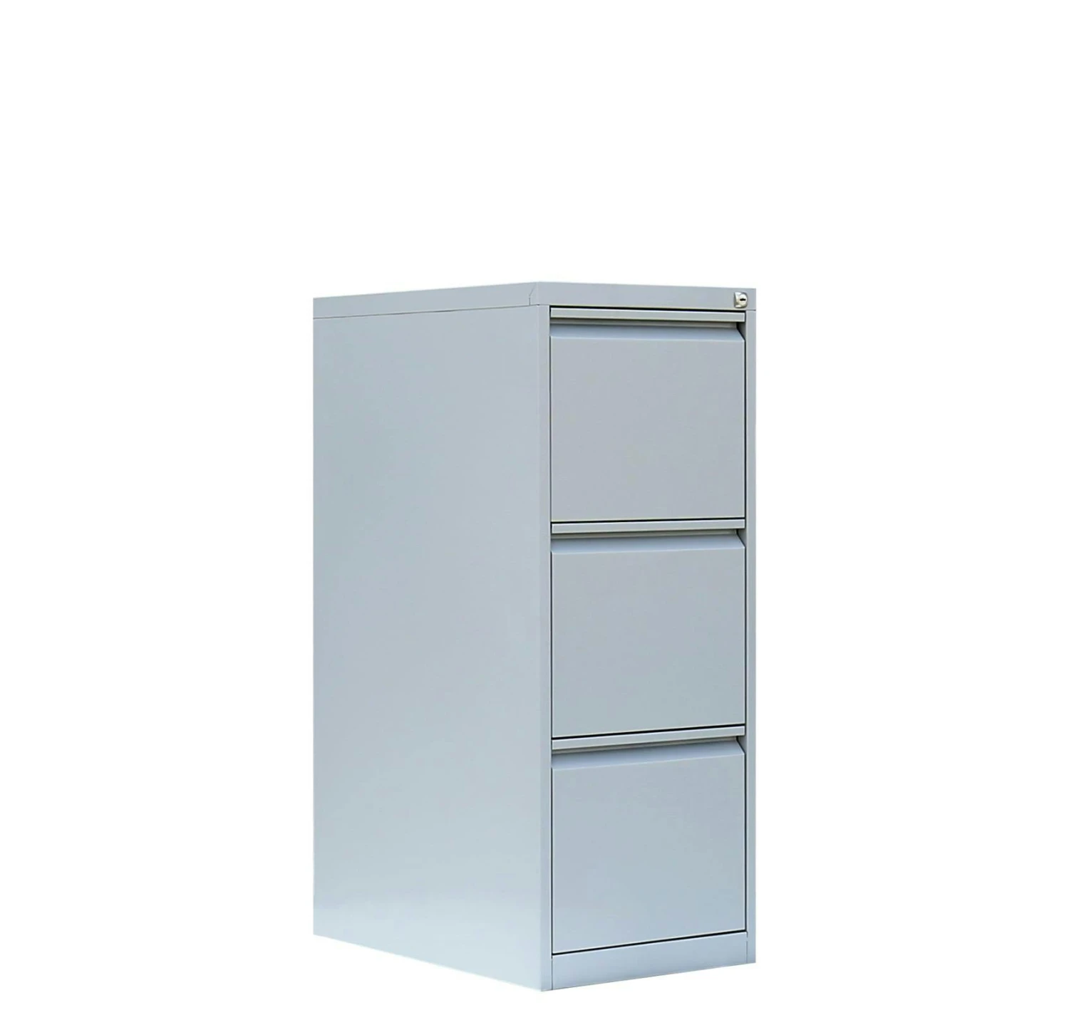 Hängeregistratur-Schrank Aus Stahl 101x76x62cm (HxBxT) Mit 3 Schüben Lichtgrau 5 Hängeregistratur-Schrank Aus Stahl 101x76x62cm (HxBxT) Mit 3 Schüben Lichtgrau – Bild 5