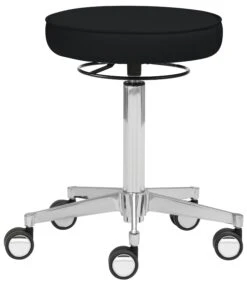 Mayer Sitzmöbel, Funktionsdrehhocker 1295, Brillantschwarz, 1295_30572