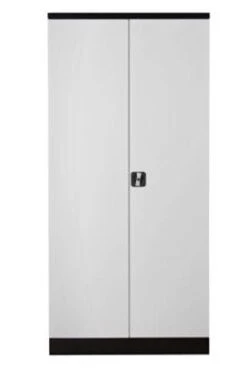 PROREGAL Wäschesammelschrank Raccoon | HxBxT 180x40x50 Cm | Vorhängeschloss | Grau -Büromöbel Förderung 7e130053 94f6 451d 859c e2b634bc2af8