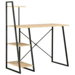 VidaXL Schreibtisch Mit Regaleinheit Weiß 102×50×117 Cm -Büromöbel Förderung 7ed0fd2f d64b 4d86 a692 27e6be252bde