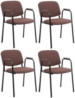 4er Set Besucherstühle Ken PRO Kunstleder Braun 11 4er Set Besucherstühle Ken PRO Kunstleder Braun -Büromöbel Förderung 82289bdb 17a5 4b8d af37 77230915e2c7